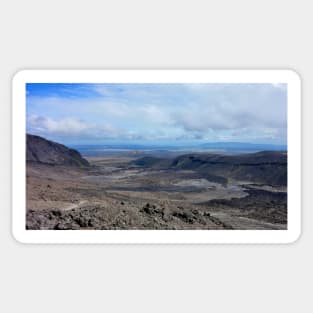 Nouvelle Zélande - volcan Tongariro Sticker